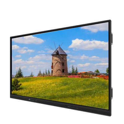 LED Interactive Smart Board 65 Inch 4K UHD Display con touch Android 14 Camera Mic integrata PC Speaker WiFi Perfetto per insegnamento scolastico, conferenze e uso in ufficio