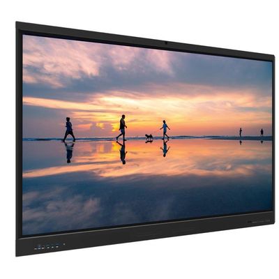 Pannello piatto interattivo 98 pollici Android OPS PC i7 USB TYPE-C HDMI Wifi RS232 Software lavagna Strumenti didattici per didattica online riunioni d'ufficio