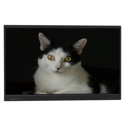 Pannello piatto interattivo 4K da 98 pollici Android 14 8+128gb Schermo tattile intelligente digitale Android OPS Supporto mobile opzionale per aule e riunioni