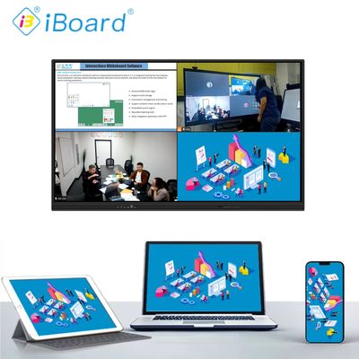 Google EDLA Certified Interactive Flat Panel Display AI Function Smart Screen Monitor touch screen da 75 pollici