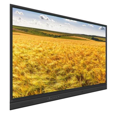 Lavagna interattiva LCD da parete da 75 86 pollici con 2 altoparlanti da 15 W, subwoofer opzionale e fotocamera e microfono integrati opzionali, sistema PC Android