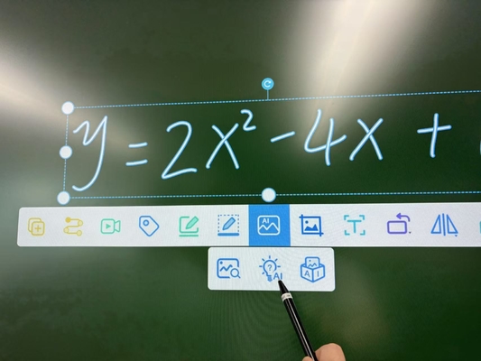 Fabbrica all'ingrosso Infrarosso Interattivo Tavolo Bianco Con Connessione HDMI USB Disegno personalizzato Interattivo Display a pannello piatto Smart Touch Board Tavolo bianco con funzione AI Per la riunione della conferenza di istruzione