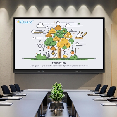 Prezzo di fabbrica 4k 75 Inch Touch Screen Software multilingue Lcd Smart Board Android Tavola interattiva per scuola e riunioni