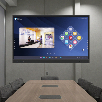 IBoard Hot Sale prodotto 86 pollici Interattivo Pannello Piatto Tavolo Bianco Touch Screen Display Digitali Tavolo Bianco Intelligente Per Riunioni Conferenza Aula