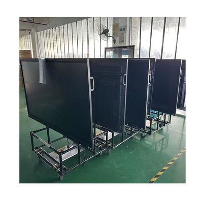 Monitor touch screen interattivo con tecnologia a infrarossi per outlet di fabbrica, lavagna interattiva TV touch screen, Android 13 14 integrato a scelta per attrezzature scolastiche.