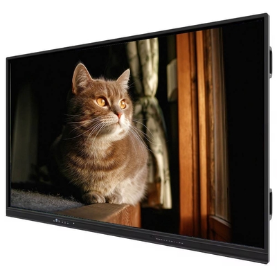 Produttore IBoard Lavagna interattiva da 75 pollici Smart Board Pannello piatto interattivo intelligente Schermo tattile digitale intelligente a doppio sistema per l'insegnamento scolastico e l'ufficio