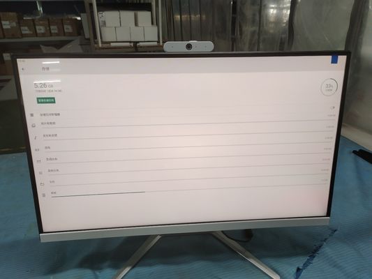 Factory Outlet 21.5'' 23.8'' 27'' 32 Inch Desktop Monitor With Built In 13MP Webcam All-In-One Android And Win System Capacitive 10 Touch point louder speaker & Mic