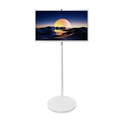 Chiosco con schermo touch a infrarossi da 32 pollici, girevole, mobile, Android, altoparlante, fotocamera, monitor TV integrato per casa, scuola, ufficio, me