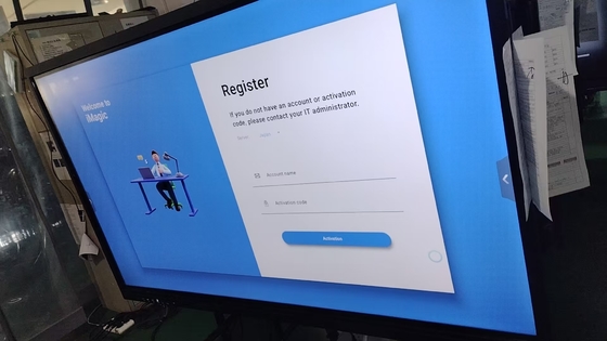 19 anni di fabbrica all'ingrosso infrarossi touch 20 punti di contatto monitor touch screen interattivo basso consumo energetico 178° angolo di visione Android integrato 14 lavagna interattiva attrezzatura scolastica