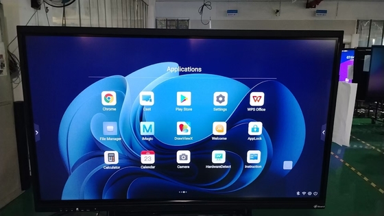 19 anni di fabbrica all'ingrosso infrarossi touch 20 punti di contatto monitor touch screen interattivo basso consumo energetico 178° angolo di visione Android integrato 14 lavagna interattiva attrezzatura scolastica