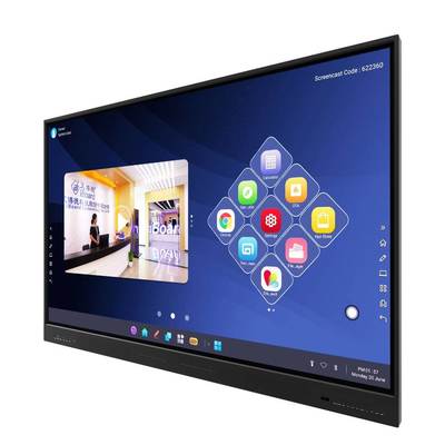 Iboard YL5W-75 Brochure per Android 13.0 8G 128G 500cd/m2 Con altoparlante Wifi Fotocamera E microfono Per le riunioni di ufficio di progetto scolastico