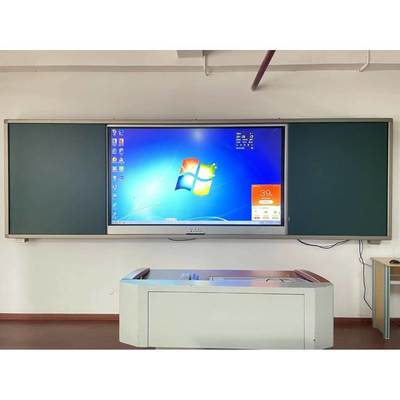 75" istruzione scolastica intelligente del pannello 350cd/m2 2.5ms del monitor interattivo LED del touch screen