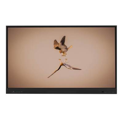 Lavagna interattiva intelligente LCD da 86 pollici, Android 14, certificata Google, con multi-touch e PC Windows opzionale