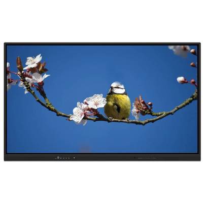 Lavagna interattiva LCD Smart Board con certificazione Android 14/15 EDLA da 65/75/86 pollici, supporto multi-OS per didattica e riunioni