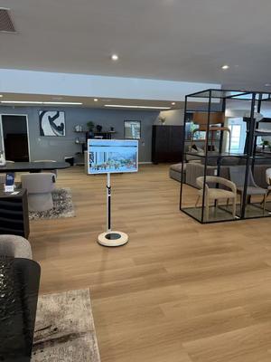 TV portatile Smart TV Standby me da 32 pollici con schermo touch interattivo e display wireless