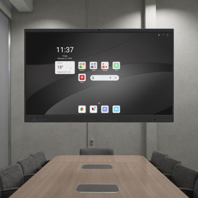 iBoard 19 years Factory Wholesale Cheap price Built-in Android 14 Support MDM Interactive whiteboard Flat Panel Display with Infrared Touch and Remote Upgrade OTA Over Internet Network