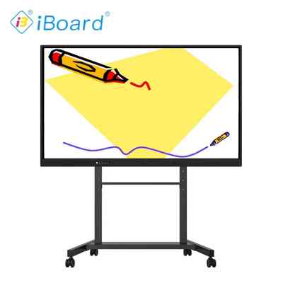Anti-Glare Interactive Flat Panel Multi Touch Screen Interactive Whiteboard per riunioni scolastiche