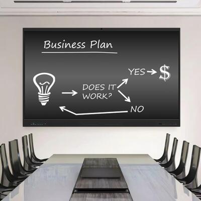 Lavagna Interattiva Multitouch 4K con Doppio Sistema Android/Windows per Istruzione e Business