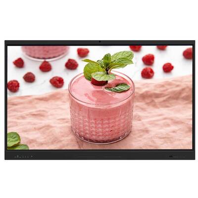 Lavagna Smart LCD da 75 pollici con risoluzione 4K e 50 punti di contatto per display a pannello piatto interattivo