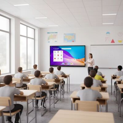 75" Infrarossi Tavola bianca interattiva IFPD Per l'istruzione Incontro di lavoro