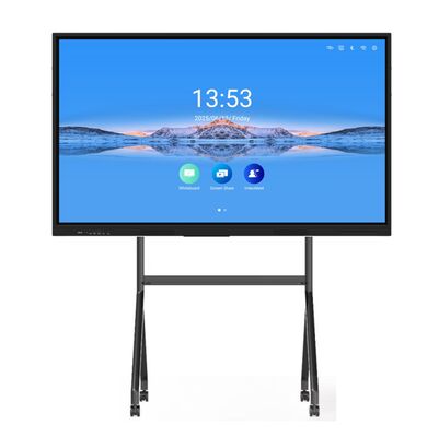 Tabella interattiva da 86 pollici con display 4K UHD e punti di contatto 20/40 per l'apprendimento collaborativo