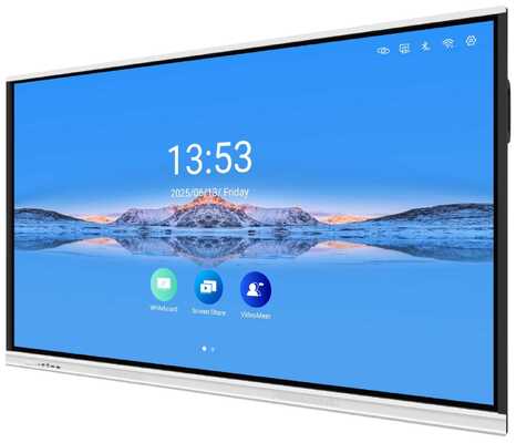 Tabella interattiva da 86 pollici con display 4K UHD e punti di contatto 20/40 per l'apprendimento collaborativo