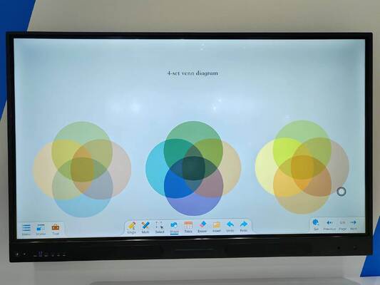 75 pollici 4K UHD Interactive Flat Panel con 20-Point Multi-Touch per classe e posto di lavoro