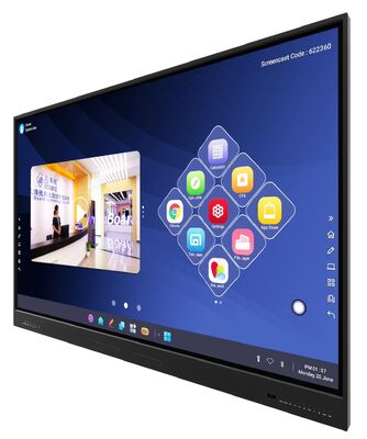 75 pollici 4K UHD Interactive Flat Panel con 20-Point Multi-Touch per classe e posto di lavoro