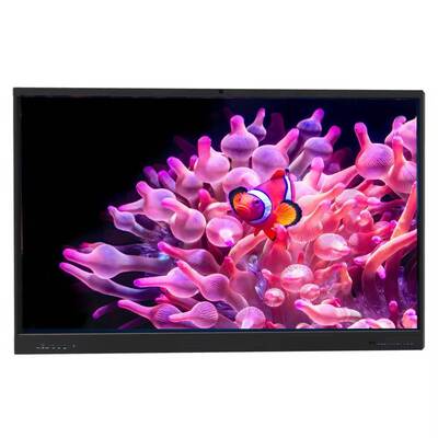 Lavagna interattiva smart a schermo piatto da 75 pollici 4K con risoluzione e 40 punti di tocco per uso in classe