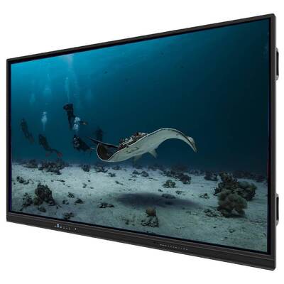 Lavagna interattiva IBoard da 55-98 pollici, lavagna didattica intelligente con display 4K HD, sistema duale Windows e Android, vetro temperato antiriflesso