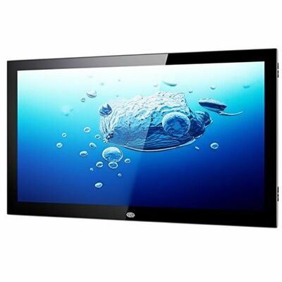 Chiosco touch screen a infrarossi da parete da 65 pollici con risoluzione 4K e altoparlanti integrati