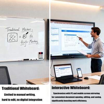 Iboard Interactive Whiteboard supporta fino a 20 punti di contatto