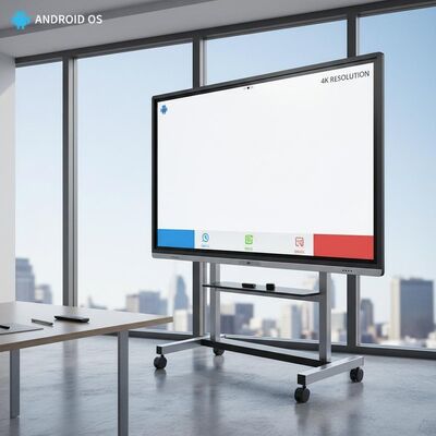 110 pollici 4K Risoluzione Android OS Interattiva Whiteboard Smart Board per l'istruzione e riunioni di ufficio