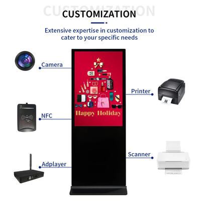 Sistema Android per Digital Signage con Touch Screen Infrarossi, Supporto Multi-OS e Risoluzione Full HD per Pubblicità Interattiva