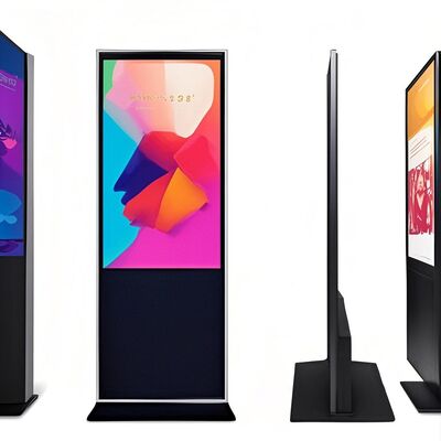 iBoard 43 pollici Stand di pavimento Verticale LCD touch screen Indoor Smart Advertising Screen Display Digital Signage Advertising Player