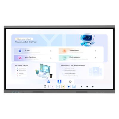 iBoard 75 pollici Android 16 Google EDLA Certificato Ai Interattivo Pannello Piatto Smart Board