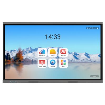 iBoard 75 pollici Android 16 Google EDLA Certificato Ai Interattivo Pannello Piatto Smart Board