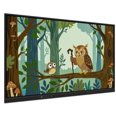 75 Pollici Android 4K LED Lavagna Interattiva Touch Finger Proiezione Lavagna Bianca