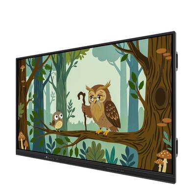 75 Pollici Android 4K LED Lavagna Interattiva Touch Finger Proiezione Lavagna Bianca