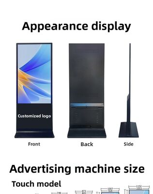 Sistema operativo Linux Segnaletica digitale con rapporto di contrasto 4000 1 che consente visualizzazioni chiare e luminose e facili aggiornamenti dei contenuti