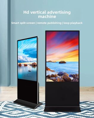 43/55 HD Chiosco pubblicitario verticale all'interno Display LCD touch schermo interattivo Digital signage