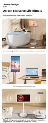 Chiosco con scanner QR integrato e touchscreen, stile alla moda, con rapporto di contrasto da 4000:1, progettato per l'interazione con il cliente