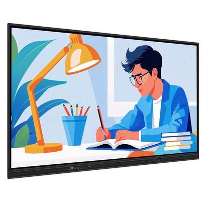 Smart Panel WiFi HDMI USB 50 punti touch per ufficio riunioni per PC Android da 75 pollici