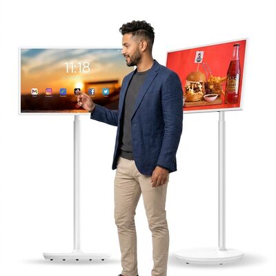 Lo schermo touch Incell portatile da 32 pollici ruota la TV online intelligente WiFi USB per lavorare, studiare, giocare