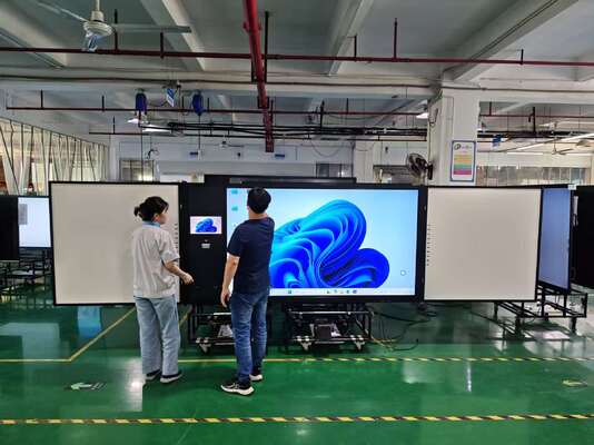 Lavagna interconnessa da 110 pollici Lavagna intelligente Display a schermo piatto interattivo tutto in uno