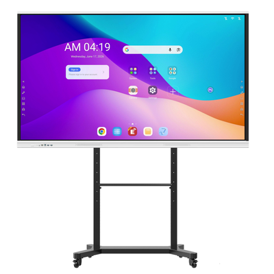 Display interattivi da 75 pollici Google EDLA certificati Android 16 per riunioni scolastiche