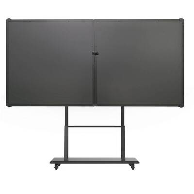AIO 75 Inch Smart Touch Panel Android Win Sided Boards With Cam Mic Mobile Stand Per riunioni Università