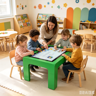 Tavolo touch interattivo Smart touch screen tavoli per bambini 43 pollici