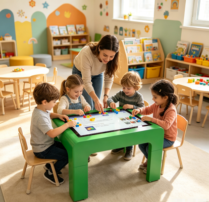 Tavolo touch interattivo Smart touch screen tavoli per bambini 43 pollici