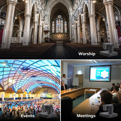 4K PTZ Conference Camera AI Tracking Camera con angolo di visione ampio